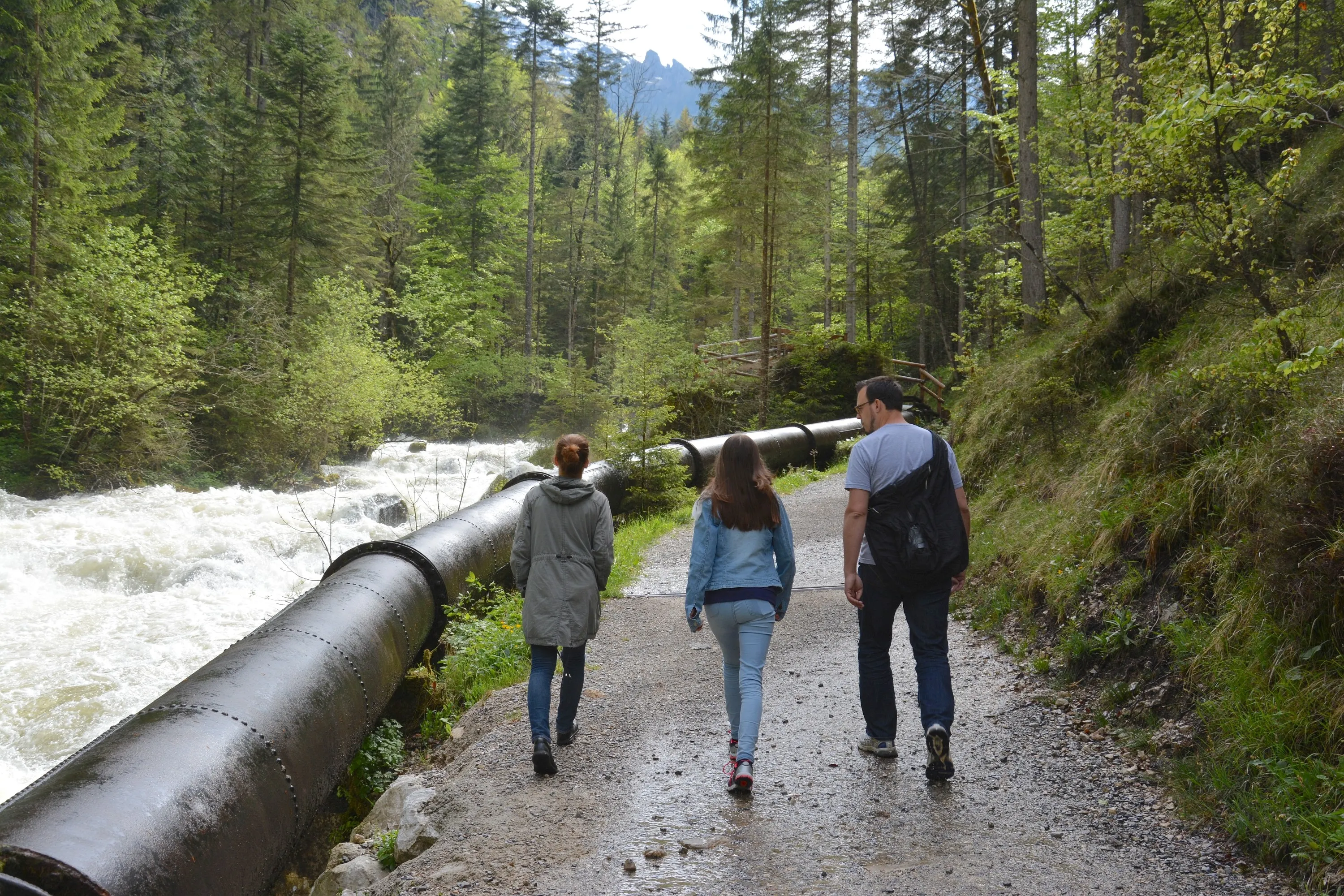 Wanderung zum Pießling Ursprung beim Pfingstjugendtreffen 2016 in Windischgarsten