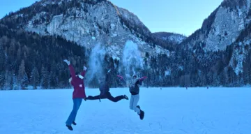 Schneejump am Gleinkersee