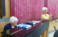 Charlotte & Traude an Flöte & Klavier