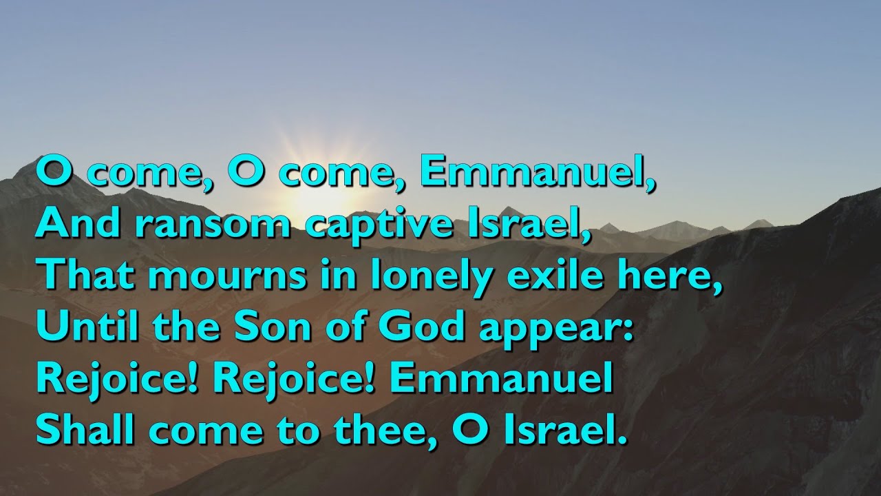 O Come, O Come, Emmanuel (Tune: Veni Immanuel - 5vv) [with lyrics for congregations]