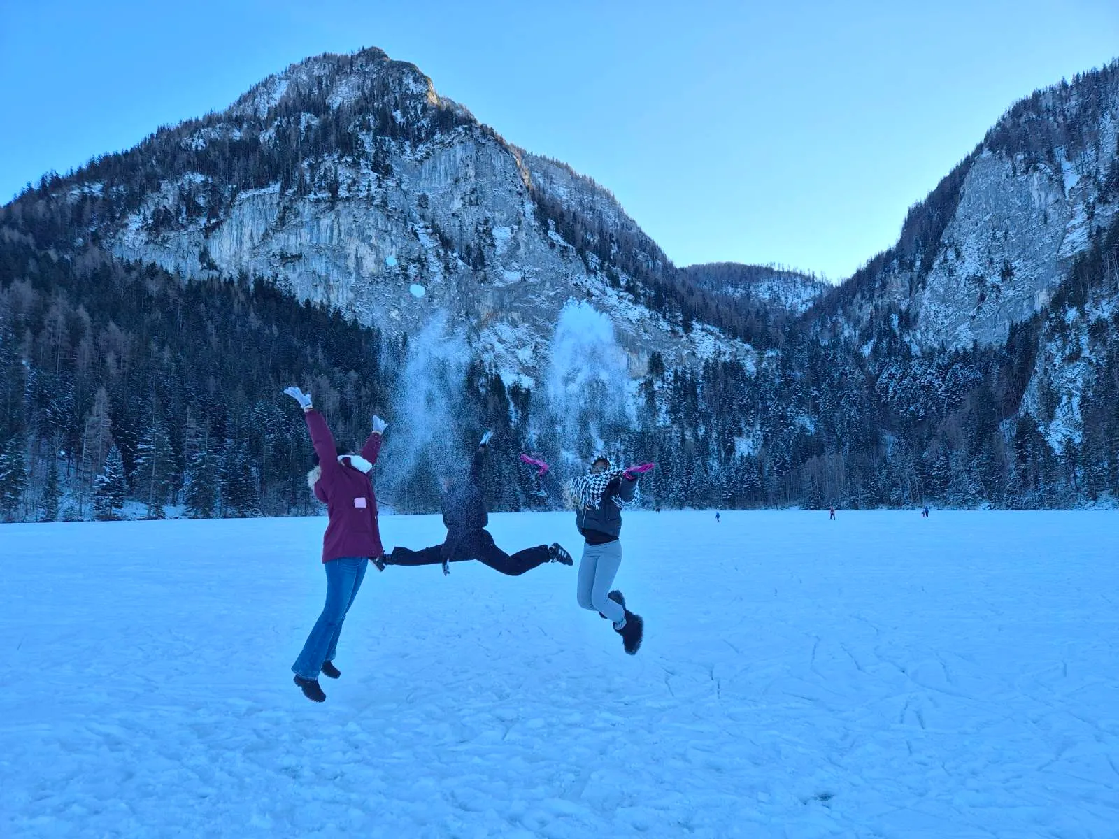 Schneejump am Gleinkersee