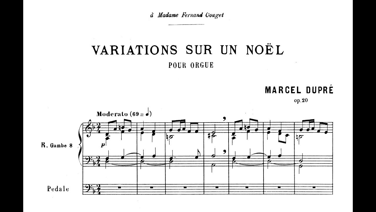 Dupré: Variations sur un Noël op. 20
