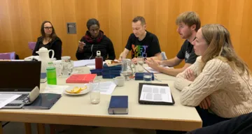 v.l.n.r.: Martha Zilka, Doreen Ighama, Eike Nungesser, Daniel Mohr, Magdalena Bruckmüller