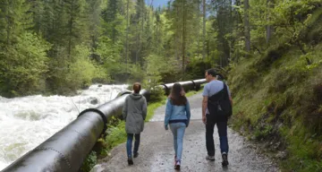 PfingstJugendTreffen Wanderung zum Pießling Ursprung beim Pfingstjugendtreffen 2016 in Windischgarsten