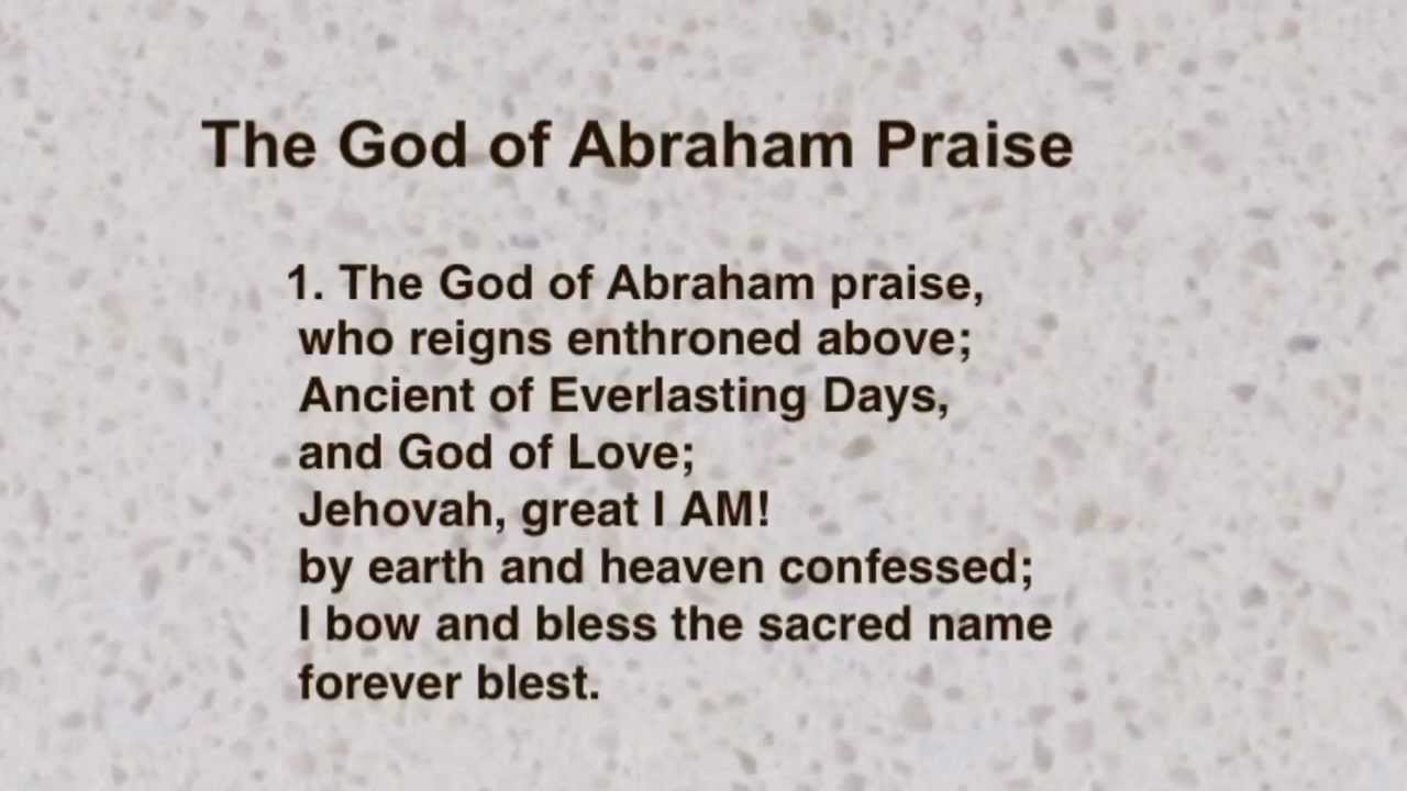 The God of Abraham Praise--Contemporary