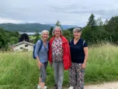 Wandergruppe: Erika Weissenböck, Rosemarie Schweiger, Maria Ivanovsky