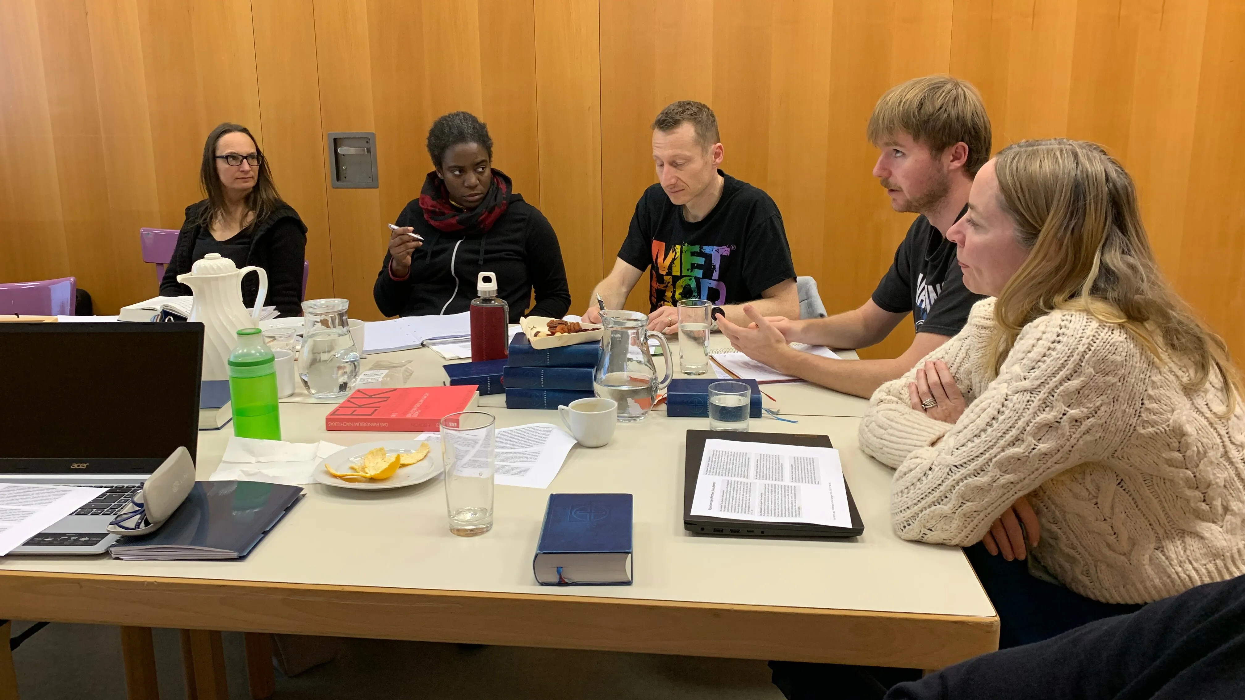 v.l.n.r.: Martha Zilka, Doreen Ighama, Eike Nungesser, Daniel Mohr, Magdalena Bruckmüller